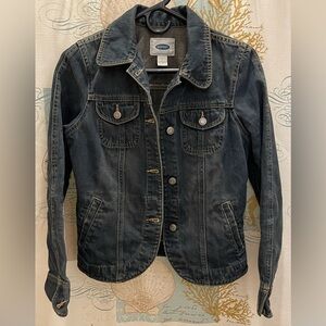 Old Navy VTG Blue Jean Denim Jacket Womens Sm Sport Old School Street Wear Y2K